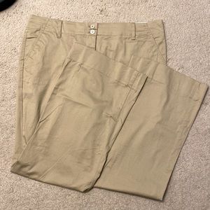 The Limited Cassidy Fit Khaki Pants, Size 14